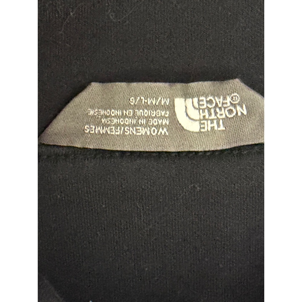 The North Face City Standard Poncho Black Funnel Neck Oversized Sweatshirt M/L - Picture 4 of 6